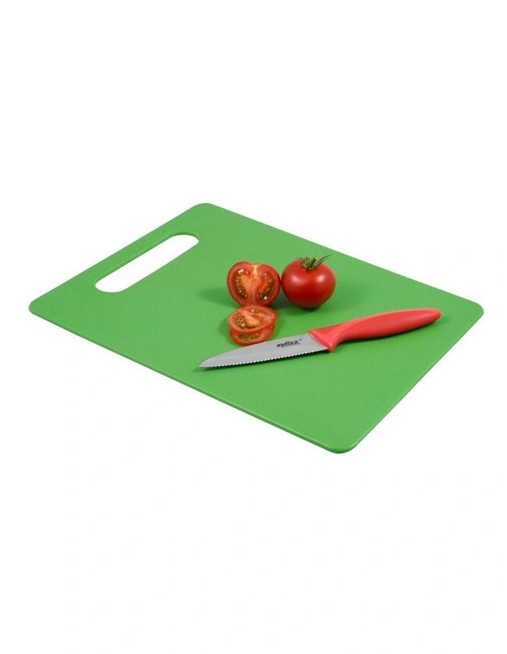Zyliss Chopping Board & 3 Piece Knife Set Green 6 Zyliss Chopping Board & 3 Piece Knife Set Green - Image 4