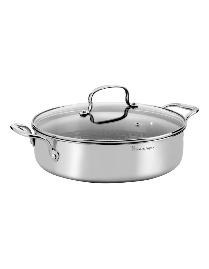 Matrix Non-Stick Chef's Pan 28cm/4.5L In Silver 3 Matrix Non-Stick Chef's Pan 28cm/4.5L In Silver