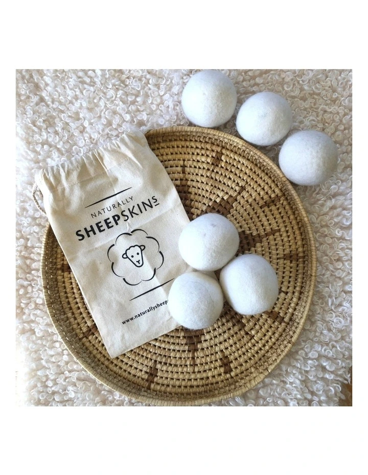 Naturally Sheepskins Wool Dryer Balls (set Of 6) 6 Naturally Sheepskins Wool Dryer Balls (set Of 6) - Image 4