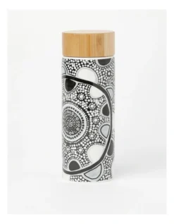 My Way Water Bottle Bamboo Lid 300ml