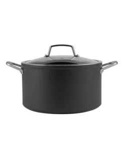 Ninja Zero Stick Stock Pot With Lid 26cm/7.5L Stainless Steel/Charcoal -Maxwell Williams Store 916622200 3 720x928