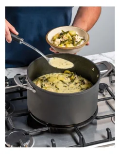 Ninja Zero Stick Stock Pot With Lid 26cm/7.5L Stainless Steel/Charcoal -Maxwell Williams Store 916622200 5 720x928