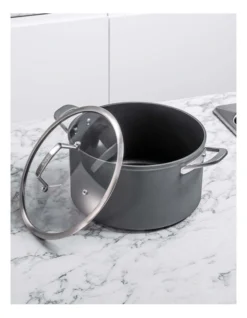 Ninja Zero Stick Stock Pot With Lid 26cm/7.5L Stainless Steel/Charcoal -Maxwell Williams Store 916622200 7 720x928