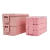 Twin Bento Lunch Box Large 2 Tiered 3 Tiered Pink -Maxwell Williams Store 916909750 1 720x928