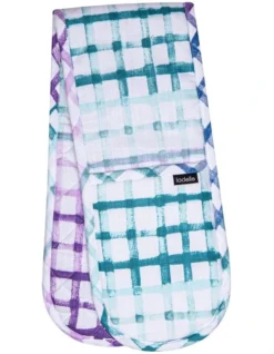 Trinny Double Oven Glove In Lavender Sherbert