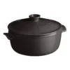 Emile Henry Round Stewpot 4L In Charcoal