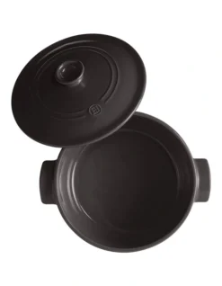 Emile Henry Round Stewpot 4L In Charcoal -Maxwell Williams Store 926644240 3 720x928