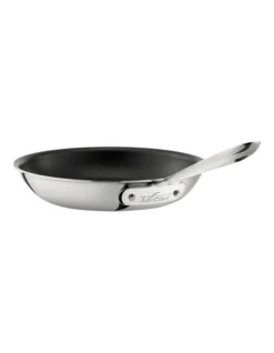 D5 Polished Induction Stainless Steel Non-Stick Frypan 30cm