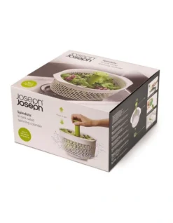 Joseph Joseph Spindola In-sink Salad-spinning Colander In White/Green -Maxwell Williams Store 932986720 2 720x928