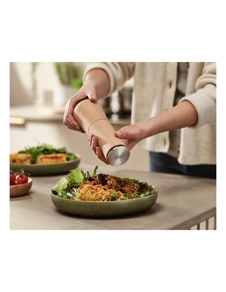 Joseph Joseph Milltop Wood No-Spill Salt Mill Beech 8 Joseph Joseph Milltop Wood No-Spill Salt Mill Beech - Image 6