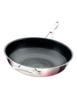 SteelShield C-Series Nonstick Open Stir Fry 32cm In Stainless Steel