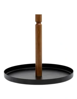 Grind Metal Lazy Susan Condiment Tray 26x24cm In Black