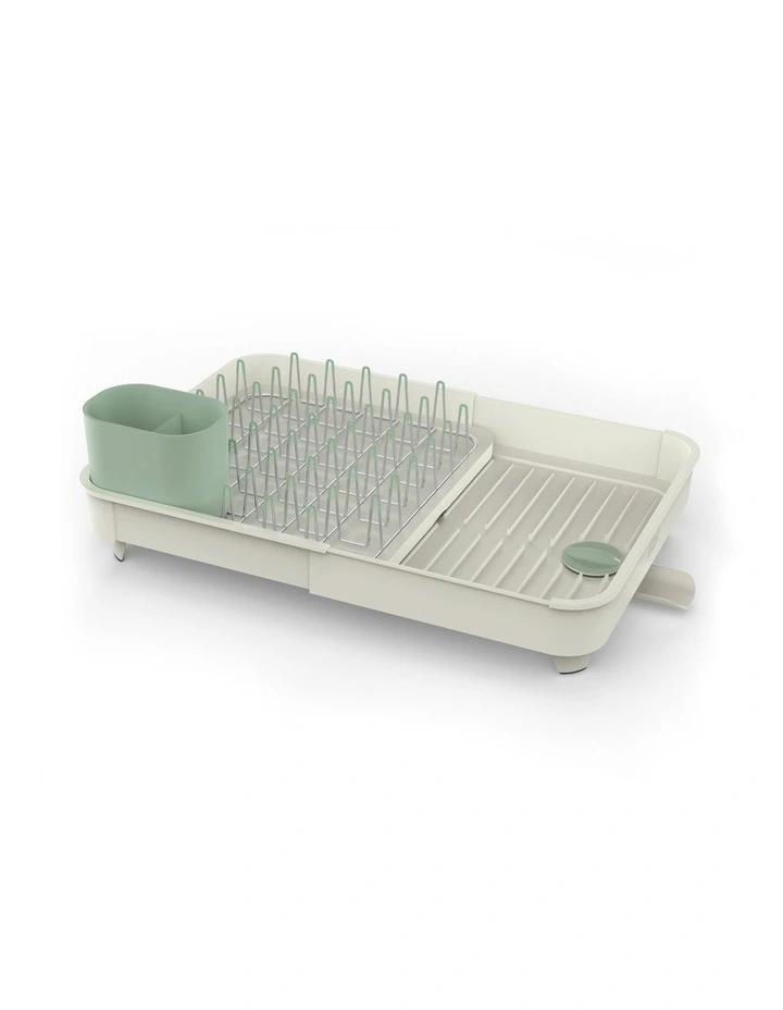 Joseph Joseph Extend Expandable Dish Rack In Light Stone/Sage 3 Joseph Joseph Extend Expandable Dish Rack In Light Stone/Sage
