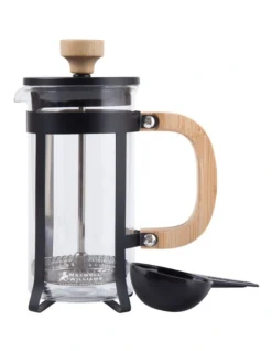 Maxwell & Williams Blend Sumatra Plunger 350ML Black / Bamboo Gift Boxed