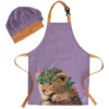 Maxwell & Williams Marini Ferlazzo Wild Planet Kids Apron & Hat Set Lion In Purple -Maxwell Williams Store 934403230 1 720x928