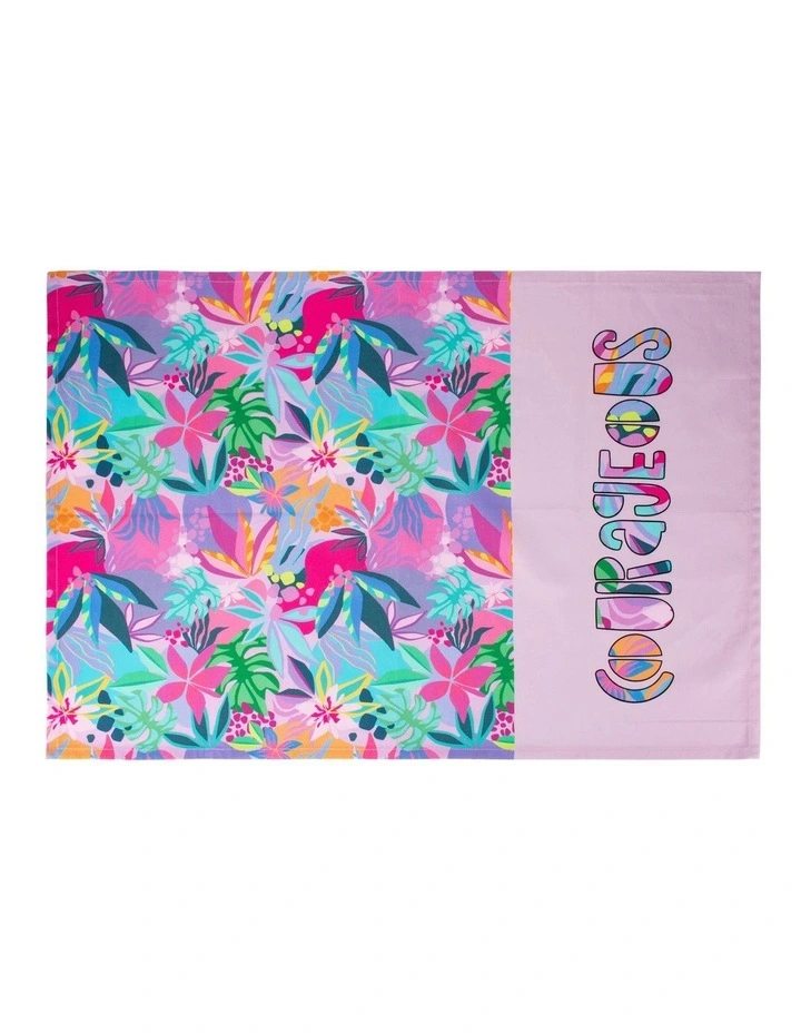 Maxwell & Williams Kasey Rainbow Be Fierce Tea Towel 50x70cm Courageous In Multi 3 Maxwell & Williams Kasey Rainbow Be Fierce Tea Towel 50x70cm Courageous In Multi