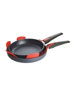 Woll Diamond Lite Detachable Handle Induction Twin Frypan Set 24/28cm With Protector Gift Boxed