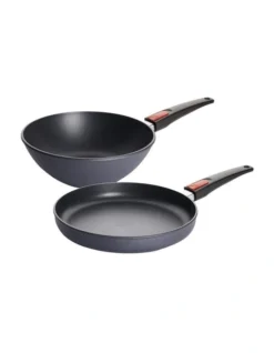 Woll Diamond Lite Detachable Handle Induction Stir-Fry (26cm) & Frypan Set (28cm) Gift Boxed