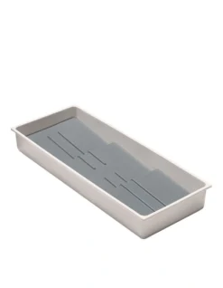 OXO Compact Spice Drawer Organiser In White/Grey