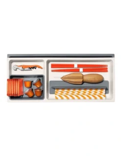 OXO Expandable Kitchen Tool Drawer Organiser In White/Grey -Maxwell Williams Store 934743520 7 720x928