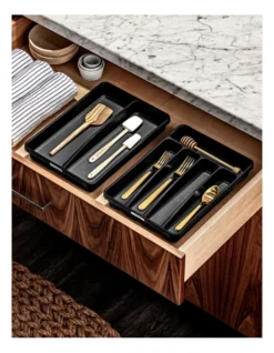 Mini Utensil Tray 32.4 X 23 X 4.8cm In Carbon 7 Mini Utensil Tray 32.4 X 23 X 4.8cm In Carbon -Maxwell Williams Store 935000920 3 720x928