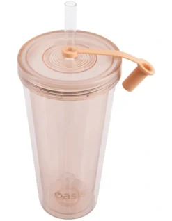 Oasis Double Wall Smoothie Tumbler With Straw 520ml In Peach 10 Oasis Double Wall Smoothie Tumbler With Straw 520ml In Peach -Maxwell Williams Store 935002360 3 720x928