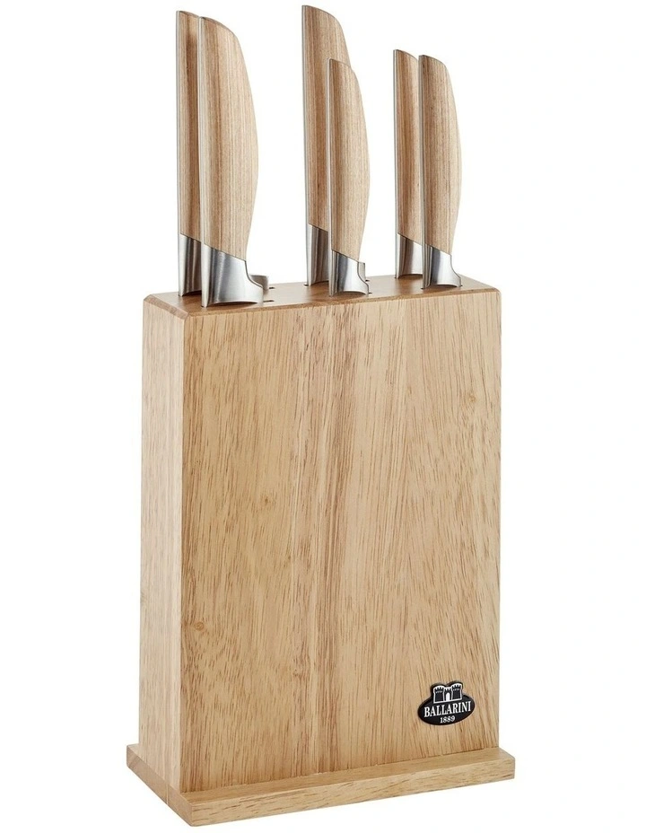 Ballarini Tevere Knife Block 7pc Set 3 Ballarini Tevere Knife Block 7pc Set