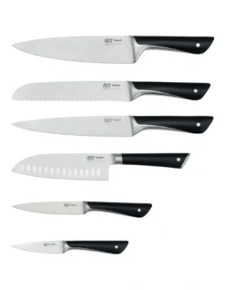 6 Piece Knife Block Set With BONUS Medium Chopping Board In Brown 10 6 Piece Knife Block Set With BONUS Medium Chopping Board In Brown -Maxwell Williams Store 936964180 3 720x928