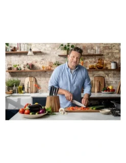 6 Piece Knife Block Set With BONUS Medium Chopping Board In Brown 12 6 Piece Knife Block Set With BONUS Medium Chopping Board In Brown -Maxwell Williams Store 936964180 5 1 720x928