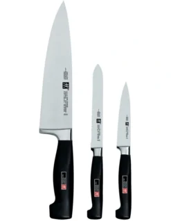 Zwilling Four Star Promo Starter 3 Piece Set In Black