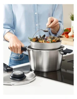 Fissler Vitavit Premium Pressure Cooker With Perforated Insert 26cm/8.0L -Maxwell Williams Store 940533670 2 720x928