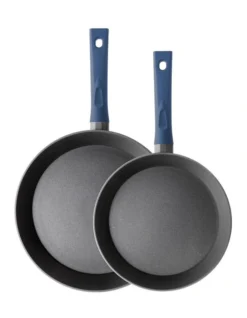 Colours Twin Frypan Pack 20cm & 28cm In Midnight Blue