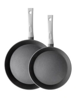 Colours Twin Frypan Pack 20cm & 28cm In Grey