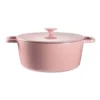 ID Pastels Cast Iron Casserole With Lid 28cm/5.9lt In Pink -Maxwell Williams Store 940665430 1 720x928