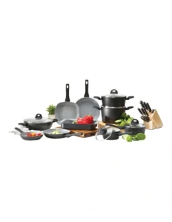 The Bundle 19 Piece Cookset With Knife Block
