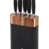 Oval Knife 6 Piece Block In Matte Black -Maxwell Williams Store 950084920 1 720x928