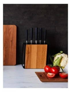 Framed Acacia 6 Piece Knife Block -Maxwell Williams Store 950085730 5 720x928