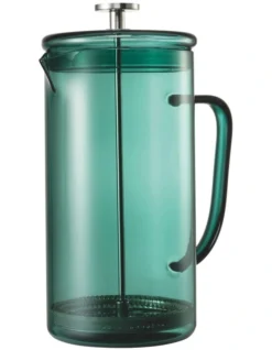 Glass Coffee Press 1L In Green