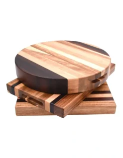 Rectangle Chopping Board Mixed Wood 40x26x4cm In Brown -Maxwell Williams Store 955715860 5 720x928