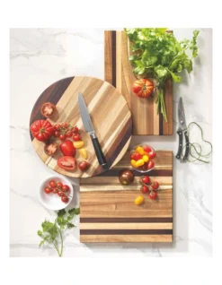 Round Chopping Board Mixed Wood 38x38x6cm In Brown -Maxwell Williams Store 955716040 4 720x928