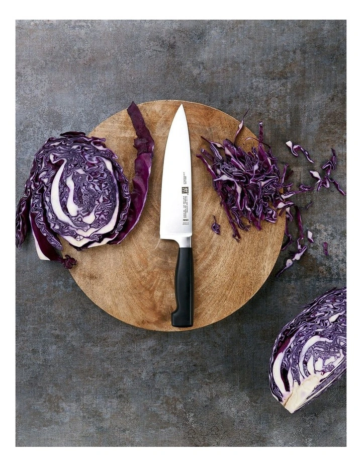 Zwilling Four Star Chef's Knife 20cm In Silver 8 Zwilling Four Star Chef's Knife 20cm In Silver - Image 6