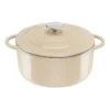 Tefal LOV Cast Iron Beige Stewpot W/lid 29cm/7.4L -Maxwell Williams Store 965543860 1 720x928
