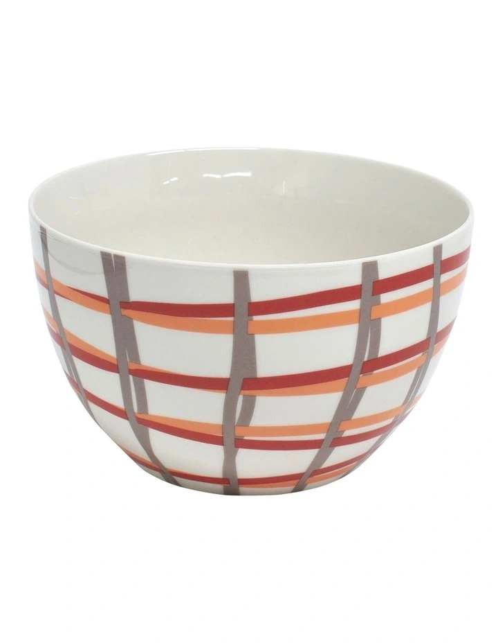 Check Lunch2Go Bowl With Lid 15X9cm In Multi 4 Check Lunch2Go Bowl With Lid 15X9cm In Multi - Image 2