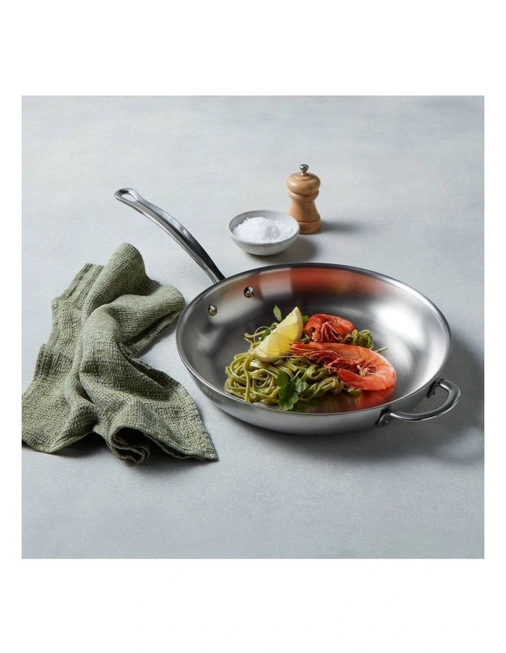 Per Amore Induction Open Skillet 30cm In Stainless Steel 4 Per Amore Induction Open Skillet 30cm In Stainless Steel - Image 2