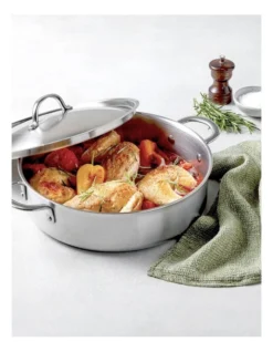 Per Amore Induction Covered Sauteuse 30cm/4.7L In Stainless Steel -Maxwell Williams Store 968130460 2 1 720x928