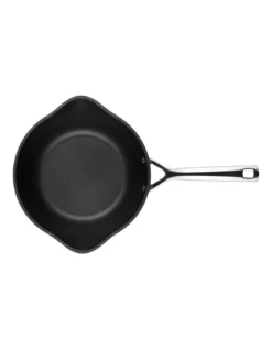 Le Creuset Toughened Non Stick Chef Pan With Pour Spouts 24cm In Black -Maxwell Williams Store 968243770 4 720x928