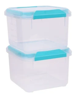 Fresh Seal Clips Square 1.4L 2 Pack In Clear -Maxwell Williams Store 968391010 3 720x928