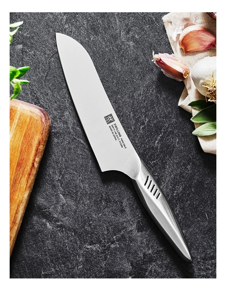 Zwilling Twin Fin Santoku 14cm In Silver 4 Zwilling Twin Fin Santoku 14cm In Silver - Image 2